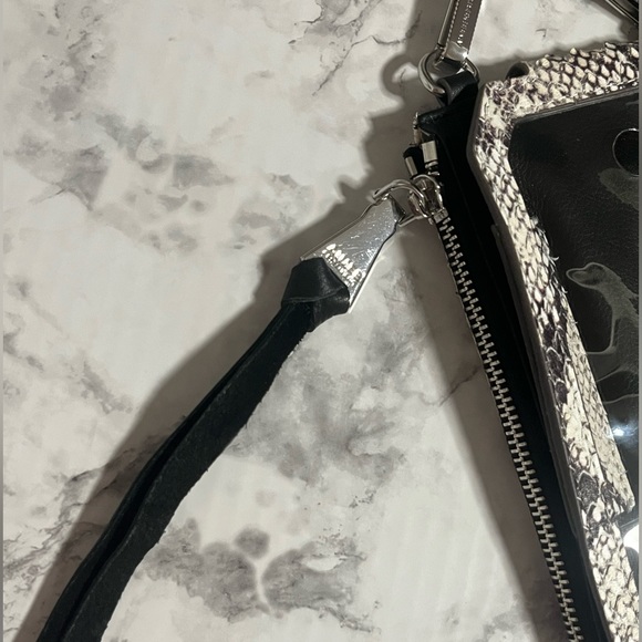 Aimee Kestenberg | Leather Phone Carrier | Python Crossbody - Picture 5 of 7